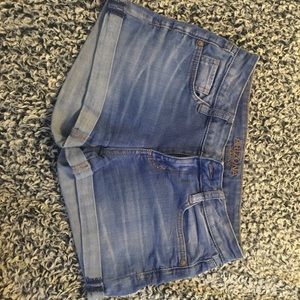 Medium Wash Jean Shorts